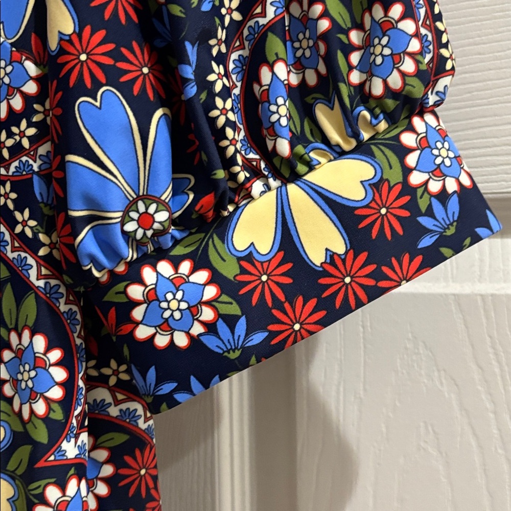 Jude Connally Multicolor Floral Mumu Size Large - Picture 3 of 4